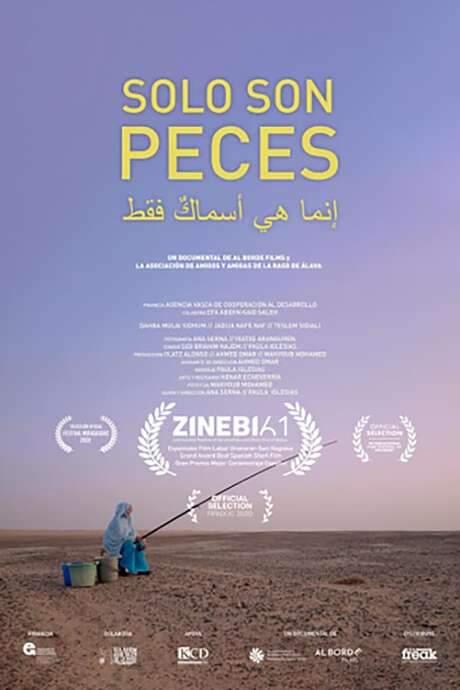Teslem, Dehba, and Jadija work at a fish farm located in the Saharawi refugee camps in Algeria, a remote area in the desert far from their homeland. Having lost access to the sea, these individuals find solace and sustenance in cultivating fish, representing a vital source of food and a connection to a lost way of life within the challenging circumstances of their displacement.